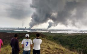 The explosion was at a plant owned by Mexican state oil company Pemex.