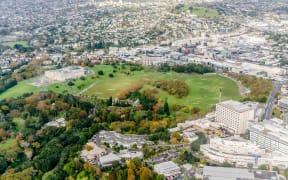 Aerial view of Auckland city, New Zealand
