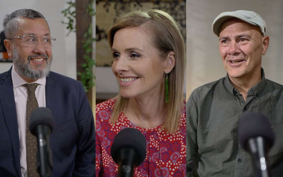 Shane Te Pou, Mihingarangi Forbes and Tau Henare gather for a special episode of Party People to discuss the National Party bust up