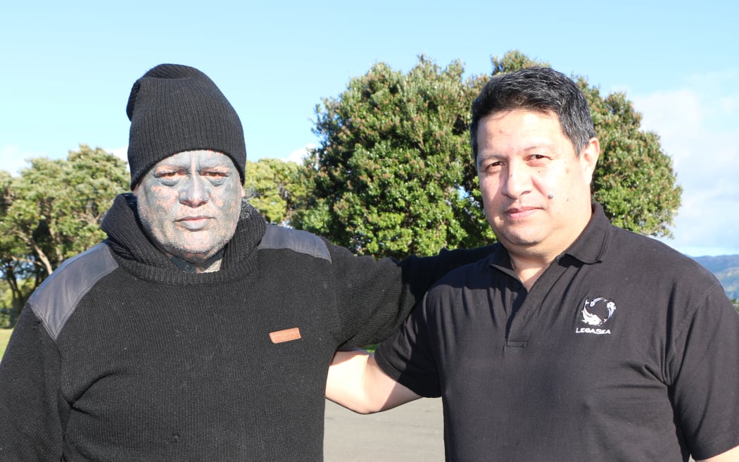 Dennis Makalio, left, and Hone Tibble.