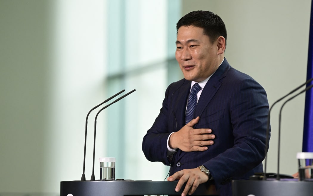 Mongolian Prime Minister Oyun-Erdene Luvsannamsrain.
