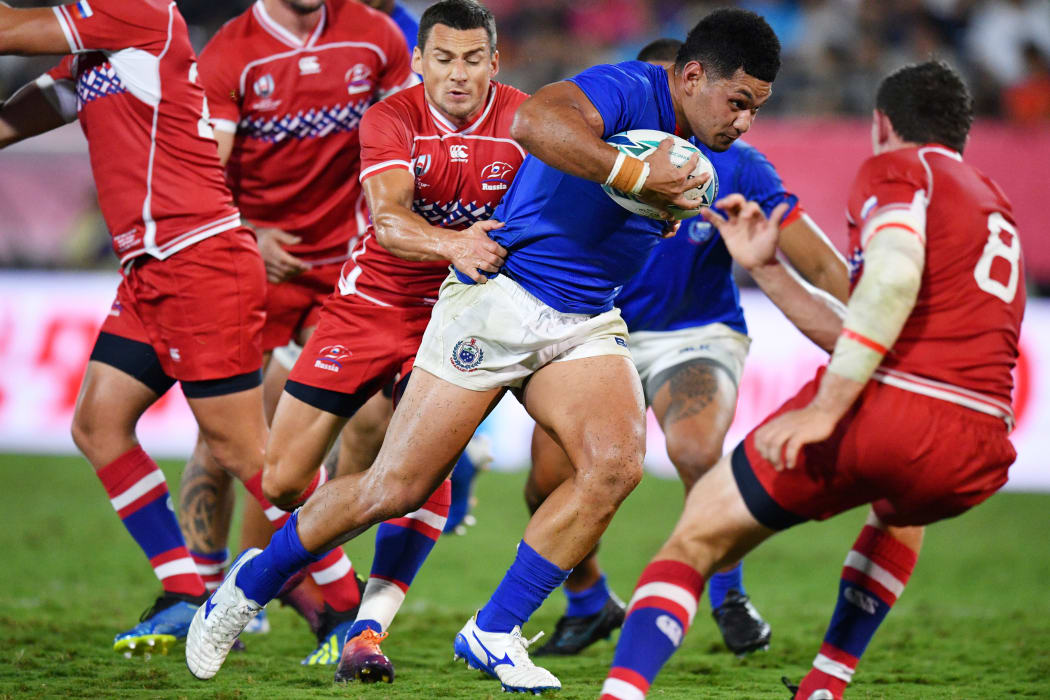 Henry Taefu has started all four pool games for Samoa at the World Cup.