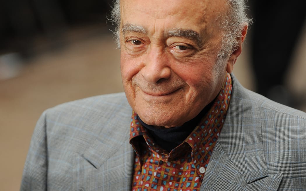 Egyptian-born businessman Mohamed Al Fayed attends the UK premiere of 'Bruno', held at Empire Leicester Square Central London on June 17, 2009. AFP PHOTO/Ben Stansall (Photo by BEN STANSALL / AFP)