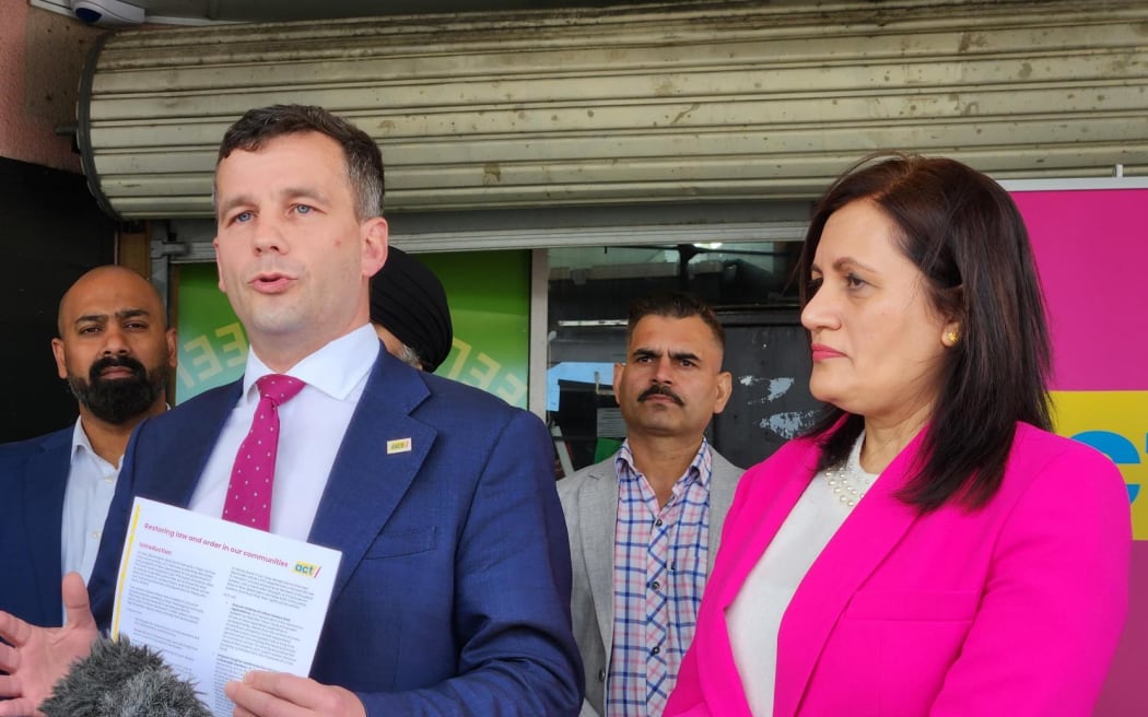 ACT leader David Seymour on law and order
