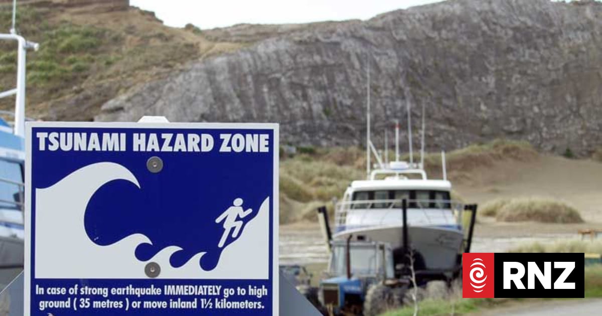 'Vital' people know tsunami warning signs - emergency manager | RNZ