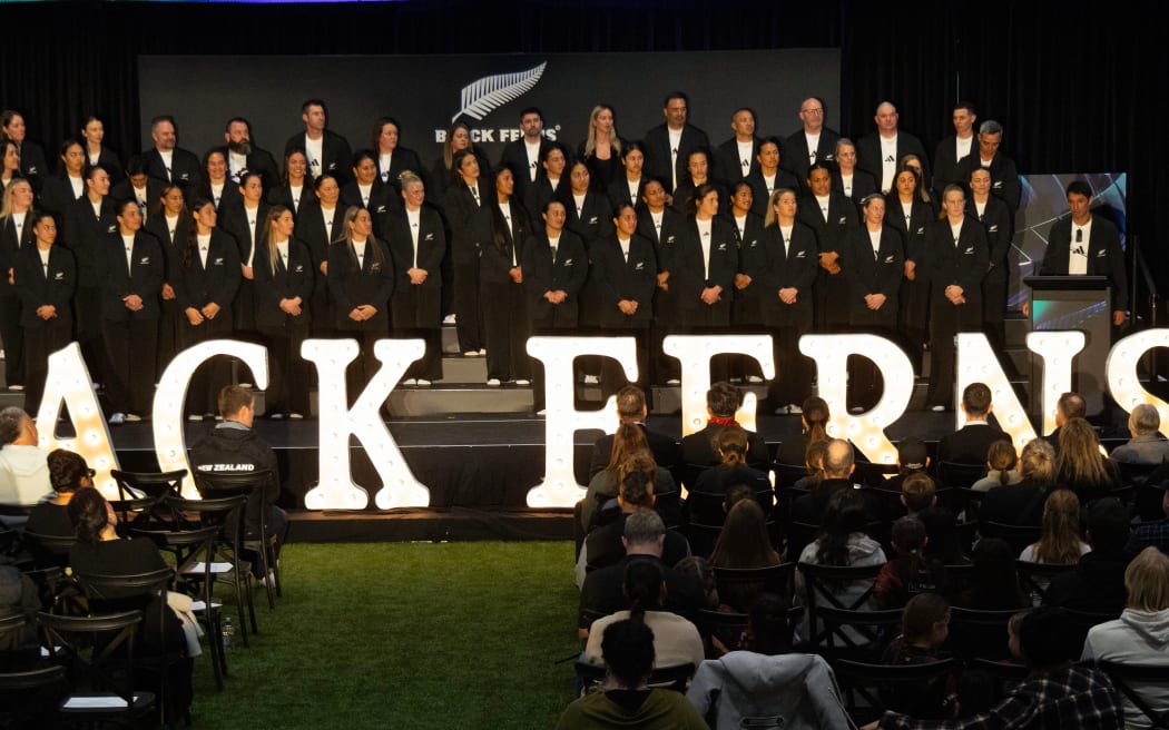 The New Zealand Black Ferns Rugby World Cup Team Announcement, Maidstone Sports Centre in Upper Hutt. 25 July 2025. © Copyright image by Marty Melville / www.photosport.nz