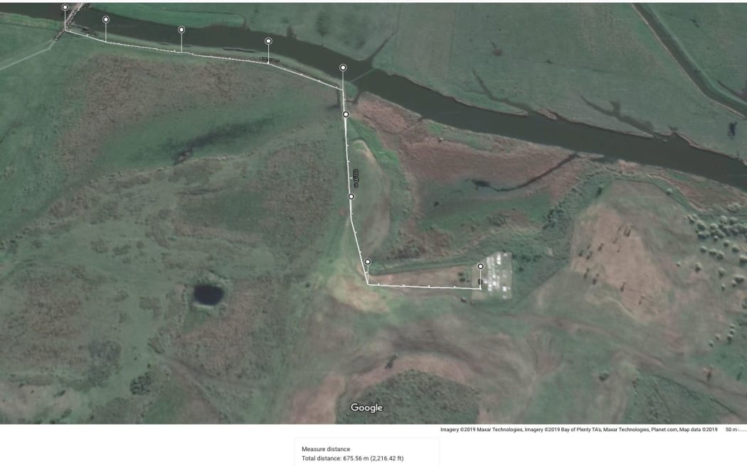 Patangata bridge map