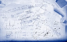 Mathematics concept collage