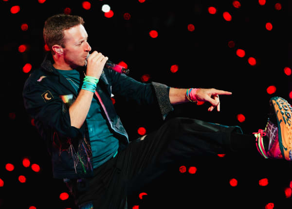 Coldplay perform at Auckland's Eden Park on November 14, 2024.