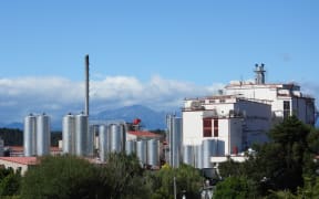 The Westland Milk Products Hokitika plant dominates the town skyline and the region's economy.