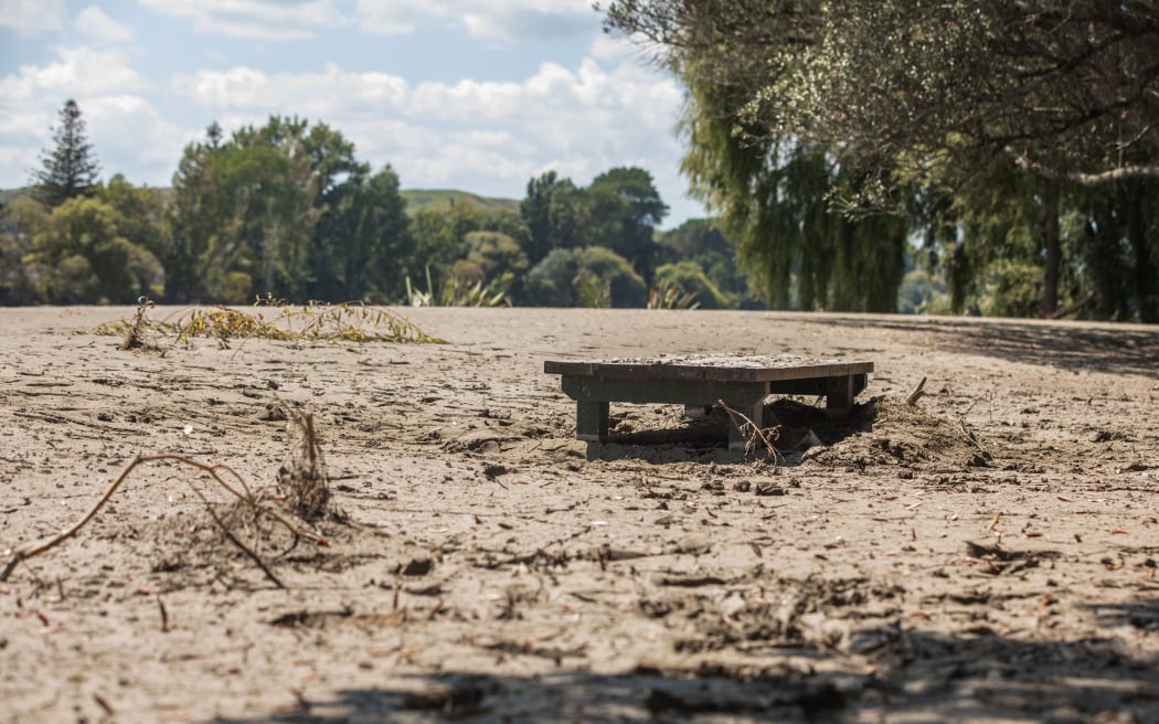 The clean-up continues in Wairoa on 21 February following Cyclone Gabrielle.