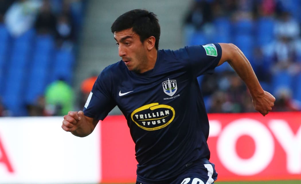 Auckland City striker Emiliano Tade