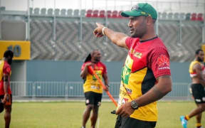 PNG Hunters coach Michael Marum.