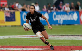 Tyla Nathan-Wong of Black Ferns Sevens.