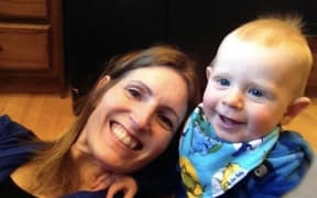 Dr Annette Henderson and her son Jaxson