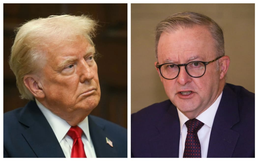 Donald Trump and Anthony Albanese