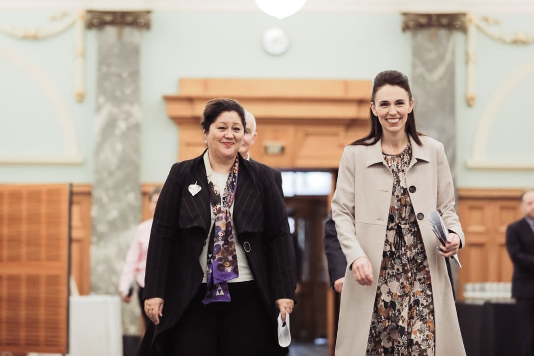Dame Cindy Kiro and Prime Minister Jacinda Ardern.