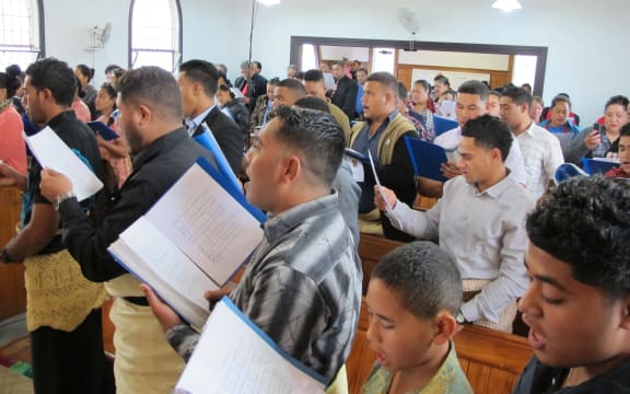 The Tupou Tertiary Institute Choir from Tonga.
