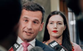 ACT's leader David Seymour and deputy leader Brooke van Velden.