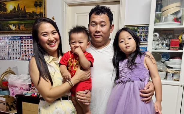 A family is reeling after two children, Katherine and Harry, were killed in a crash in Cabramatta.