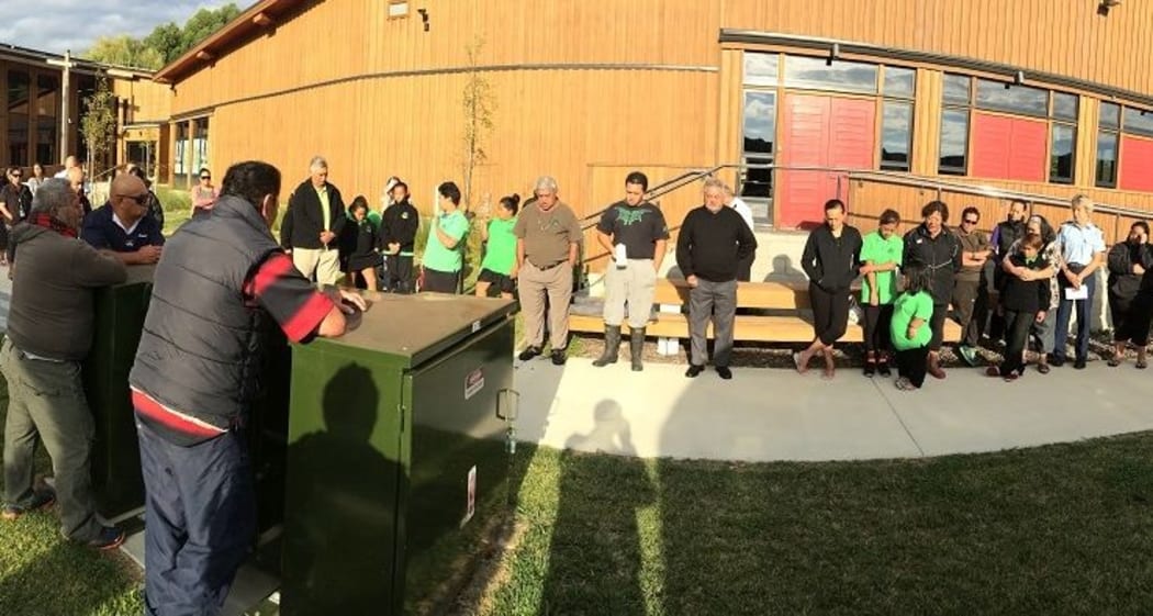 Tuhoe students gather to make the trip to Wellington.