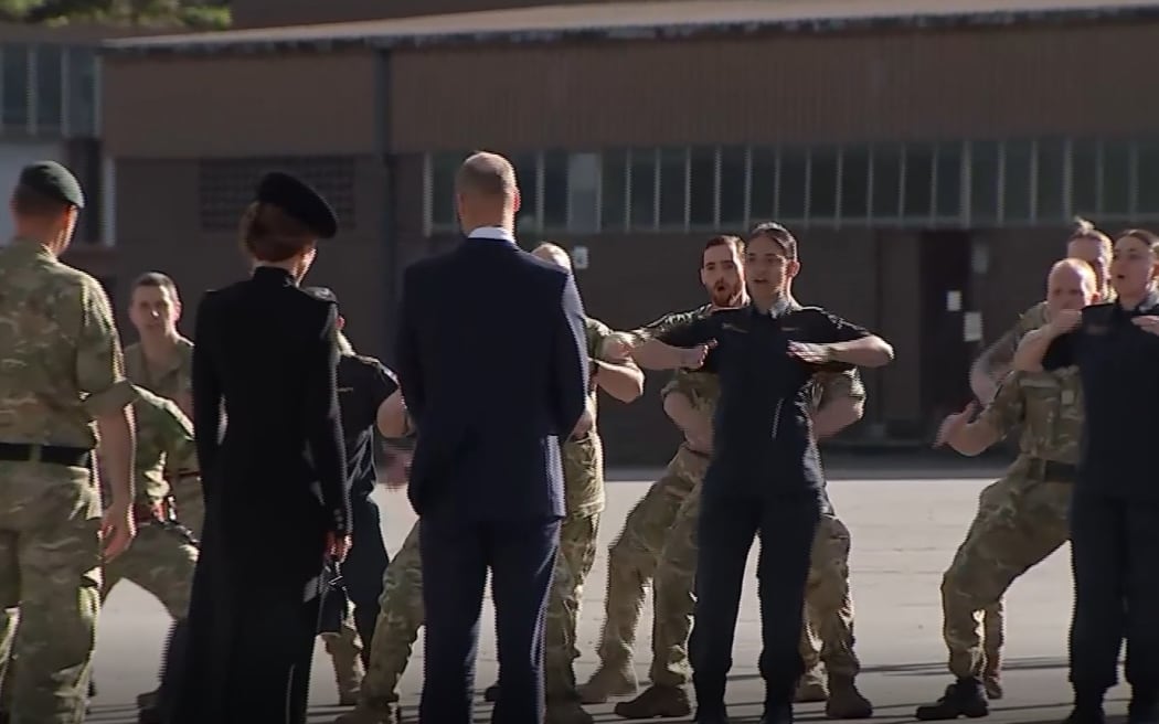 NZ Defence Force haka for Prince William and Princess Catherine