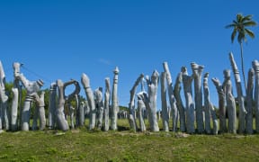 Carvings in Isle of Pines, New Caledonia