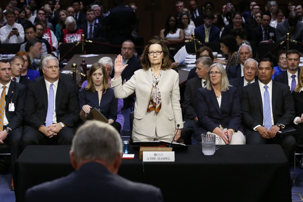 Acting Director of the Central Intelligence Agency Gina Haspel during her confirmation hearing before the United States Senate Intelligence Committee.
