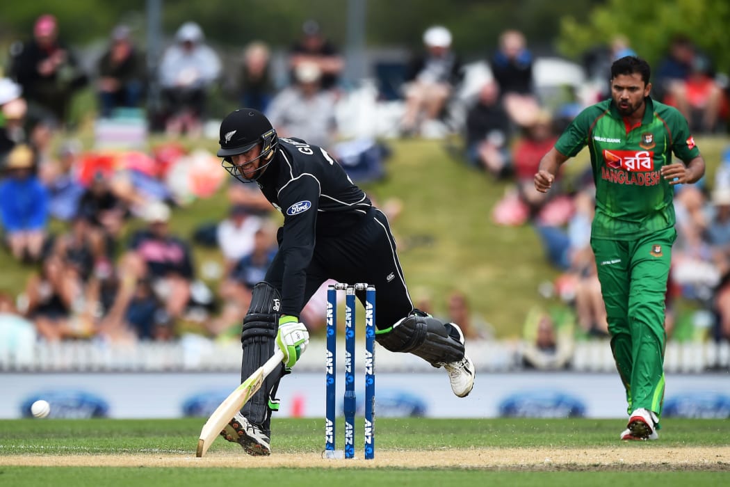 Blackcap player Martin Guptill during the 3rd ODI ANZ International Series match. New Zealand Blackcaps v Bangladesh.