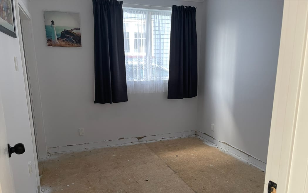 The flooding had caused mould throughout the house, Farley said.