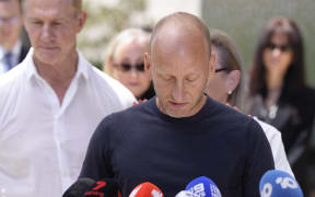 McLaughlin fought through tears after the Bondi Junction stabbing inquest findings were handed down. (ABC News: Simon Amery)