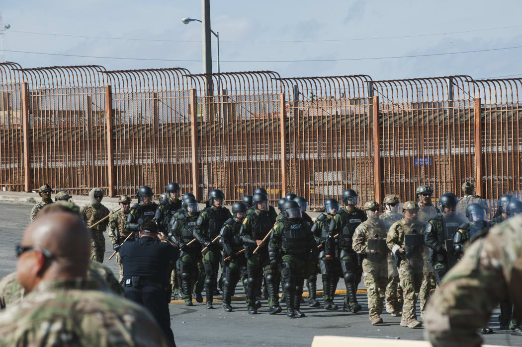 Around 4,800 US soldiers were deployed to the border with Mexico, the Pentagon announced, saying it could not give a price tag for the operation Democrats decry as political maneuvring from President Donald Trump.