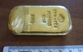 The gold bar is said to be worth $24,000.