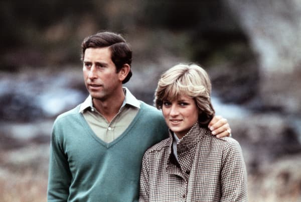 Prince Charles and Diana, Princess of Wales  during their post-honeymoon visit to the Royal Residence at Balmoral Castle, on August 19, 1981.