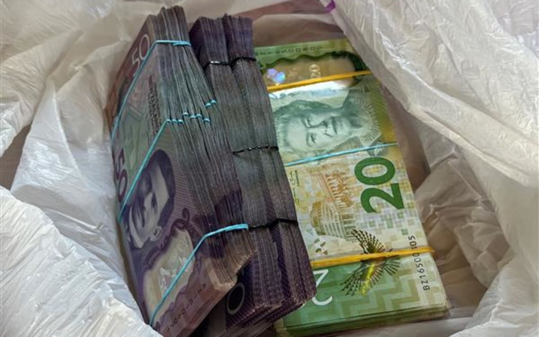 Items were all seized by the police as part of the bust.