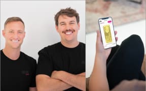 Goldie co-founders Glen Jenkins and Cam Maclachlan, and how the app will look.