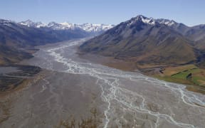 Godley River in Mackenzie District, Canterbury.