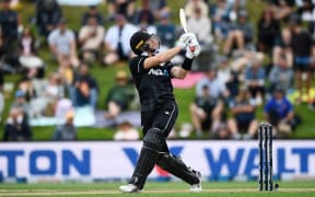 Martin Guptill during the New Zealand Black Caps v Bangladesh International one day cricket match. University Oval, Dunedin.