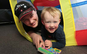 Alex McKewen with his son Eddie.