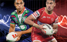 Halves Te Maire Martin and Isaiya Katoa will square off in Warriors v Dolphins.