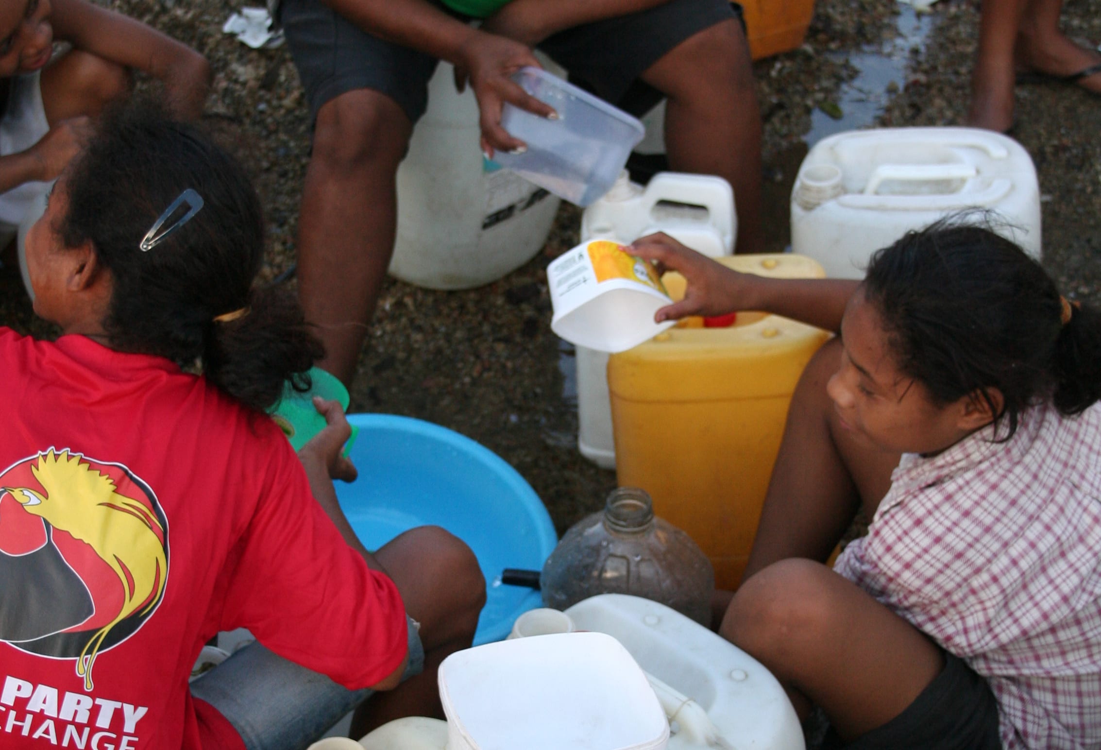 Water supply, Hanuabada, Papua New Guinea.