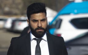 Jaskirat Singh Sidhu arrives for his sentencing hearing in Melfort, Saskatchewan., Friday, March, 22, 2019.  Sidhu, of Calgary, the driver of a transport truck involved in a bus crash that killed 16 people with the Humboldt Broncos junior hockey team in Canada last year,