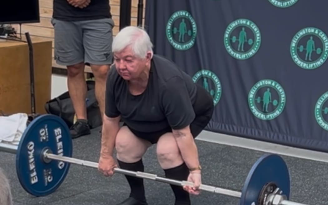 Avila Allsop on her way to powerlifting glory.