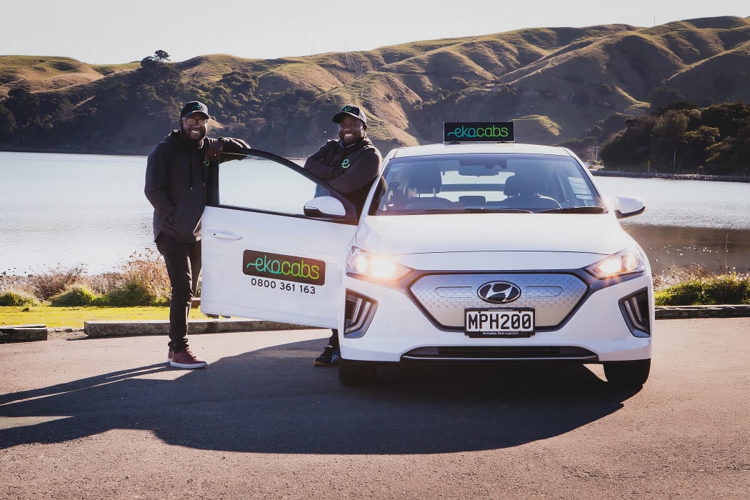 Ayo Oyawale and Tayo Agunlejika are proud to have launched EkoCabs in Wellington this month.