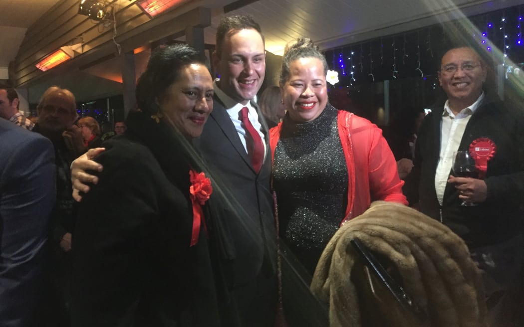 Shanan Halbert at the Labour Party camp at Backyard Bar in Northcote.