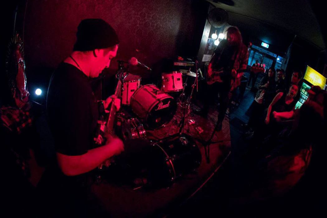 The Admiral (L-to-R: Sam Ralston, Matt Rapley) live at Auckland's Lucha Lounge.