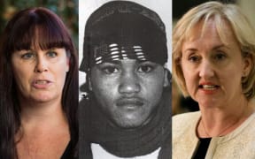 Left to right: Ingrid Squire, Teina Pora (photo from the early 1990s) and Amy Adams