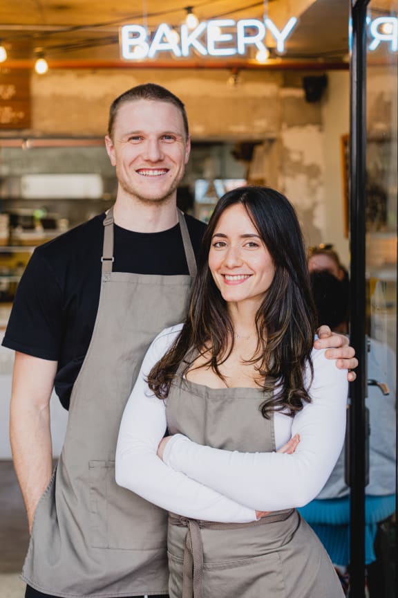 Belén founders Mica Calle, a pastry chef, and her software developer husband Chris.