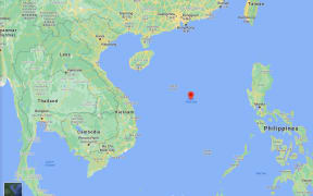 The South China Sea lies between China, Taiwan, Philippines, Vietnam and Malaysia.