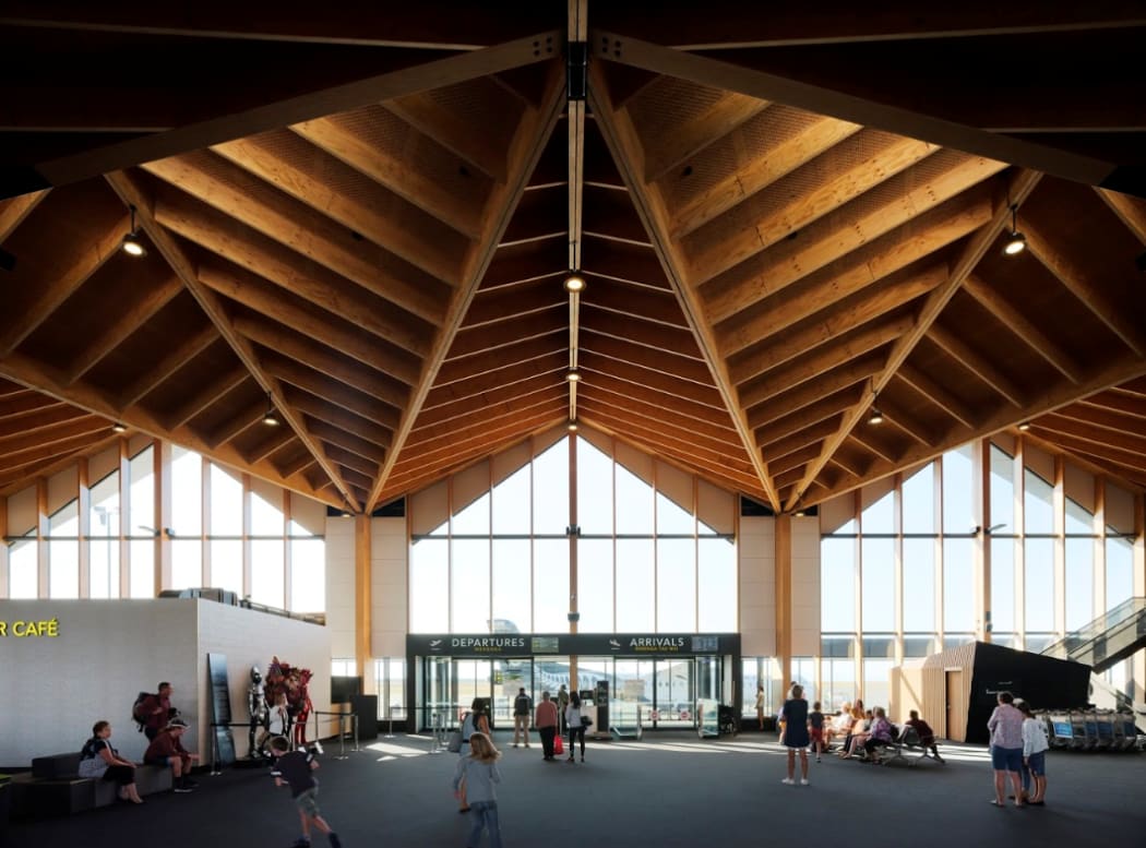 Nelson Airport's new terminal designed by Studio of Pacific Architecture.